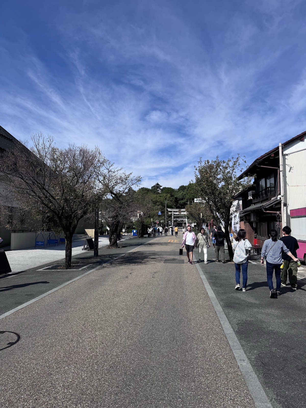 犬山城参道