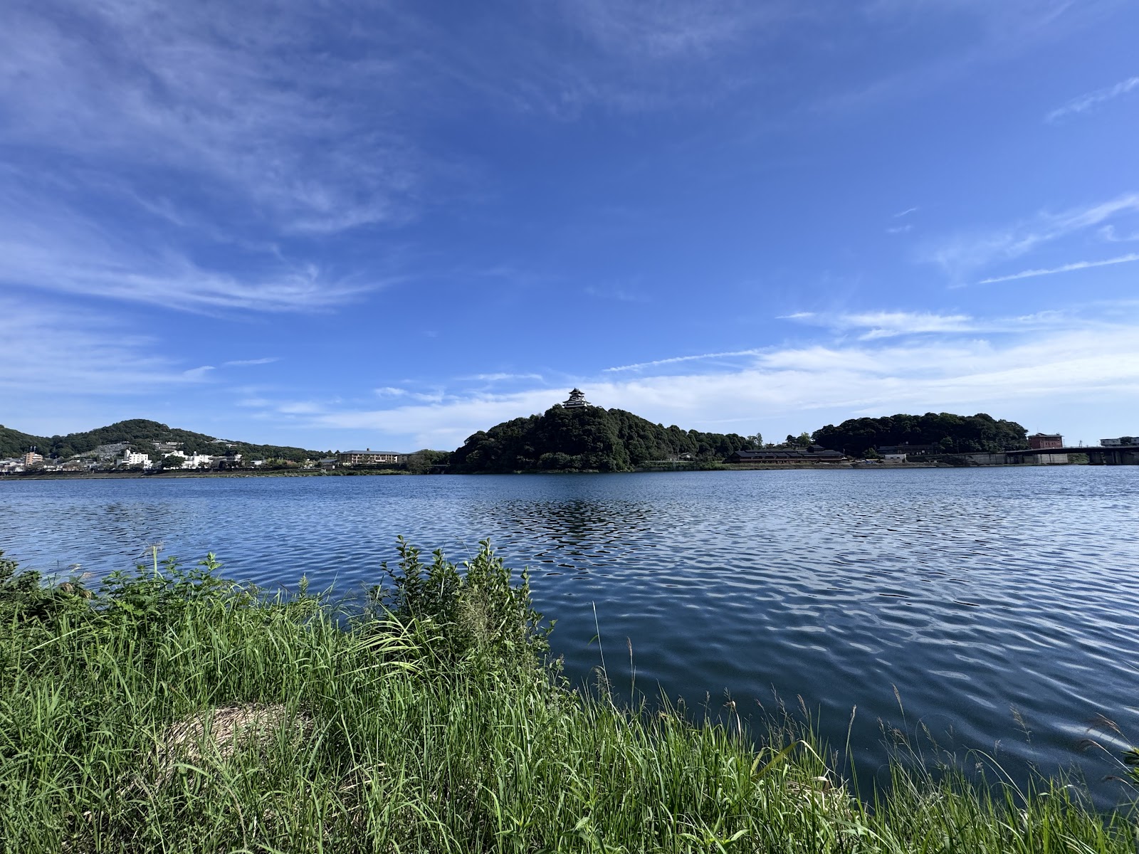 犬山城岐阜側から